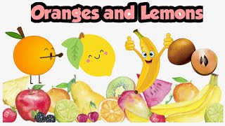 Oranges and LemonsNursery RhymesKids RhymesEnglish RhymesKids SongsEnglish PoemWatch and Learn [upl. by Ellynad]