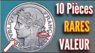 VALEUR de 10 Pièces de 1 FRANC Type MORLON RARISSIMES [upl. by Onid895]