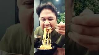 Mukbang Spaghetti Bolognaise Waroeng Steak and Shake Bandungviralvideofypshortsspaghetti [upl. by Ahsocin345]