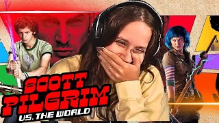 Scott Pilgrim VS The World 2010 must be the weirdest movie ☾ MOVIE REACTION  FIRST TIME WATCHING [upl. by Lobell]