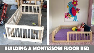 Building a Montessori Floor Bed [upl. by Eyanaj]