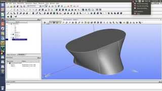 Lesson 13 Basic of SalomePlatform Hexahedral Solid From Two Faces [upl. by Slrahc]