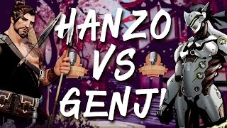 Overwatch Rap Battle Hanzo VS Genji  Daddyphatsnaps [upl. by Noyrb176]