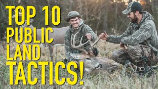 Our TOP 10 PUBLIC LAND Tactics for Whitetails [upl. by Ilatfan]