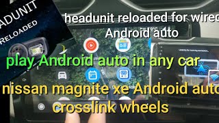 Use Android auto on Android sterio easy way and simple headunit reloaded wired connection [upl. by Aelanej]