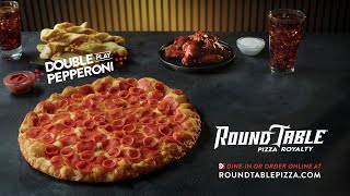 Round Table Pizza  Double Play Pepperoni 2023 15 [upl. by Haldeman810]