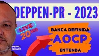 DEPPEN PR 2023  CONCURSO POLÍCIA PENAL PR  BANCA DEFINIDA [upl. by Trey]