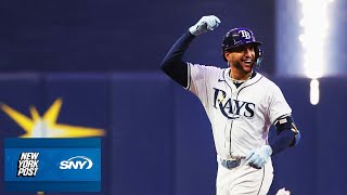 Mets acquire Jose Siri from Rays for Eric Orze  SNY [upl. by Arob]