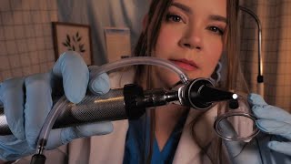 ASMR Hospital Ear Cleaning  Unclogging Your Ears [upl. by Eneryc260]