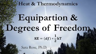 Degrees of Freedom Equipartition amp Kinetic Theory [upl. by Asyral]