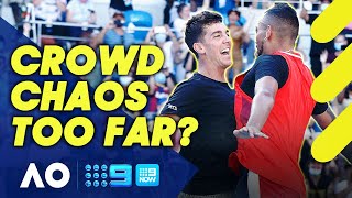 Todd Woodbridge defends gnarly Kyrgios crowd chaos but is it too far  Wide World of Sports [upl. by Rubenstein]