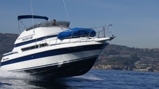 Carver Santego Boat Underway Video by South Mountain Yachts 949 8422344 [upl. by Christmann]