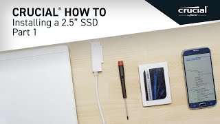 Part 1 of 4  Installing a Crucial® 25quot SSD Prep [upl. by Notsla696]