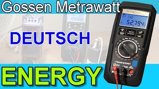 Multimeter Test Leistungsmessgerät Gossen Metrawatt METRAHIT ENERGY  Praxis Test  Review [upl. by Neelyad]