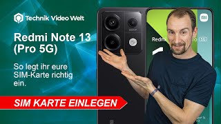 Redmi Note 13 SIMKarte einlegen [upl. by Ozan787]