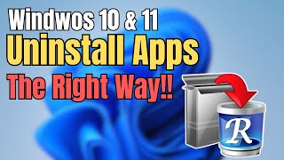 Completely remove Uninstalled Apps from your Windows 11 amp 10 Revo Uninstaller [upl. by Layla]