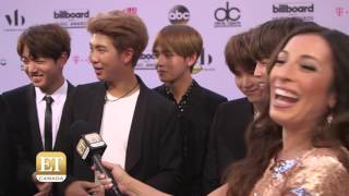 BEST BTS Interview at BBMAs ✌ quotWhat is heartthrobquot [upl. by Sivaj]