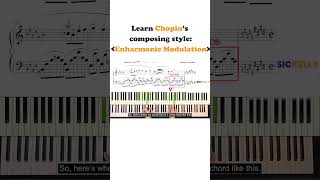 Learn Chopins composing style Enharmonic Modulation [upl. by Lisa]