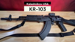 Kalashnikov USA KR103 762X39  Review and Range Footage [upl. by Burdelle158]