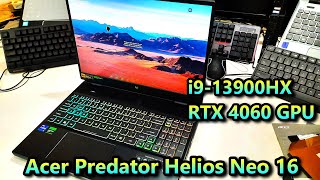 Acer Predator Helios Neo 16 with i913900HX amp RTX 4060 GPU  Quick Unboxing [upl. by Gerty]