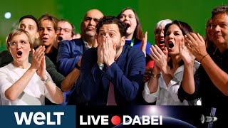 DIE GRÜNEN PARTEITAG im Livestream „Auf gehts mit Kanzlerkandidat Robert Habeck in den Wahlkampf“ [upl. by Wit]