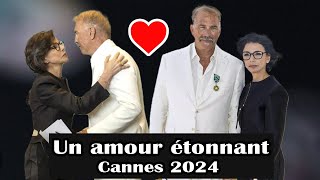 Rachida Dati et K Costner  une romance passionnante et inattendue à Cannes 2024 [upl. by Islek]