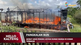 AKIBAT ARUS PENDEK LISTRIK RUMAH WARGA DI KOBAR TERBAKAR [upl. by Claribel153]