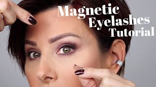 My BEST Tips to Apply MAGNETIC LASHES  The Easiest Tutorial  Dominique Sachse [upl. by Dom]