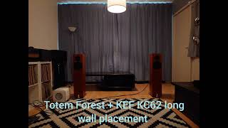 Totem Forest  KEF KC62 long wall placement [upl. by Ahsieka]