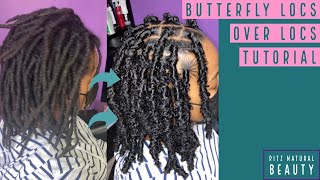 Butterfly Locs over Dreads [upl. by Nalad989]