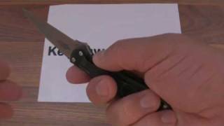 Kershaw Leek Tungsten Knife 1660CKTSL  Demo [upl. by Anadal]