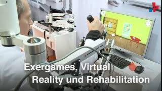 Exergames Virtual Reality und Rehabilitation auf der MEDICA 2018 [upl. by Taran]