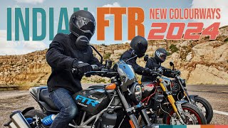 Unveiling the Indian FTR Motorcycle Lineup New Colourways For 2024 [upl. by Oicnecserc]