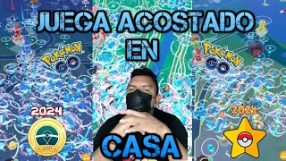 como jugar Pokémon Go SUPER FACIL sin salir de casa 2024 [upl. by Wendye]