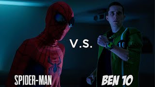 Ben 10 Meets SpiderMan IN REAL LIFE [upl. by Morgen]