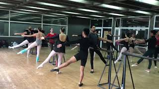 Clase de Técnica Cátedra quotTécnica de la Danza Clásica IIIquot [upl. by Atsilac]