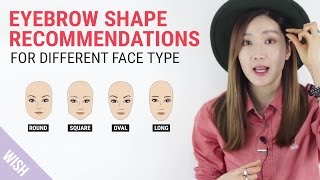 Perfect Eyebrow Shapes for Your Face  Wishtrend TV [upl. by Aicilat]