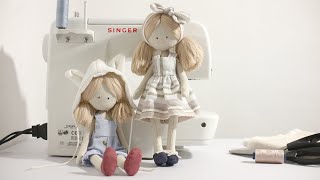 I Made a Nana Doll With Dress and Headband [upl. by Rimola]