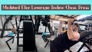 Modified Flex Leverage Incline Chest PressBest Ever [upl. by Daune506]