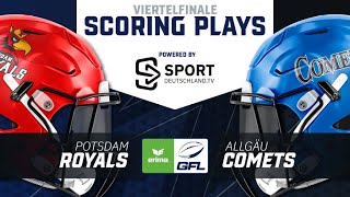 Potsdam Royals vs Allgäu Comets  Highlights  ERIMA GFL Viertelfinale  SDTV Football [upl. by Edroi]