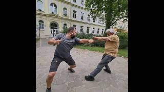 One take of swordfight choreography training with different weapons shorts action skills [upl. by Yerggoeg168]