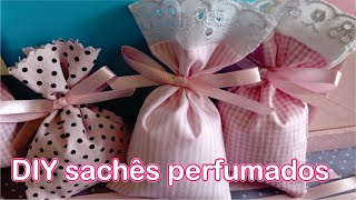 Como fazer sachês perfumados com sagu [upl. by Viviene689]