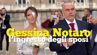 Matrimonio di Gessica Notaro “l’entrata degli sposi” [upl. by Garlanda66]