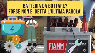 BATTERIA DA BUTTARE FORSE NON E DETTA LULTIMA PAROLA [upl. by Noissap80]