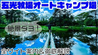 【五光牧場オートキャンプ場】白樺の幻想的な雰囲気や八ヶ岳を見渡せる絶景サイト。様々な顔を持つ大人気フリーサイトキャンプ場［長野キャンプ場紹介］ [upl. by Bryana]