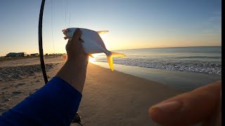 🦀Pompano Catch and Cook🦐 Emerald Isle NC 🐟 [upl. by Agueda]