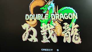 Amiga 500 Double Dragon Arcade with sound from workbench  CoffinOS EMU68 PISTORM [upl. by Gnas604]