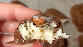 Homemade Cadbury Nutties Chocolate Recipe How to make Chocolate Coated Almonds [upl. by Atela137]