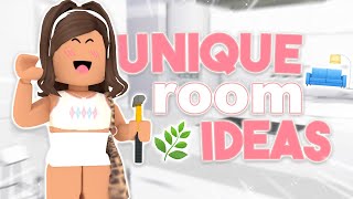 10 UNIQUE Room Ideas for Your House 🔨  Bloxburg [upl. by Nyletac]