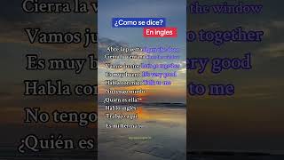 Palabras en ingles ingles inglesfacil inglesrapido inglesonline inglesamericano [upl. by Anaihs]